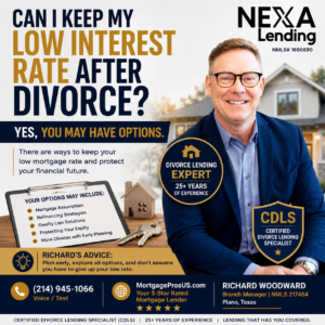 Can I keep my low interest rate after a divorce