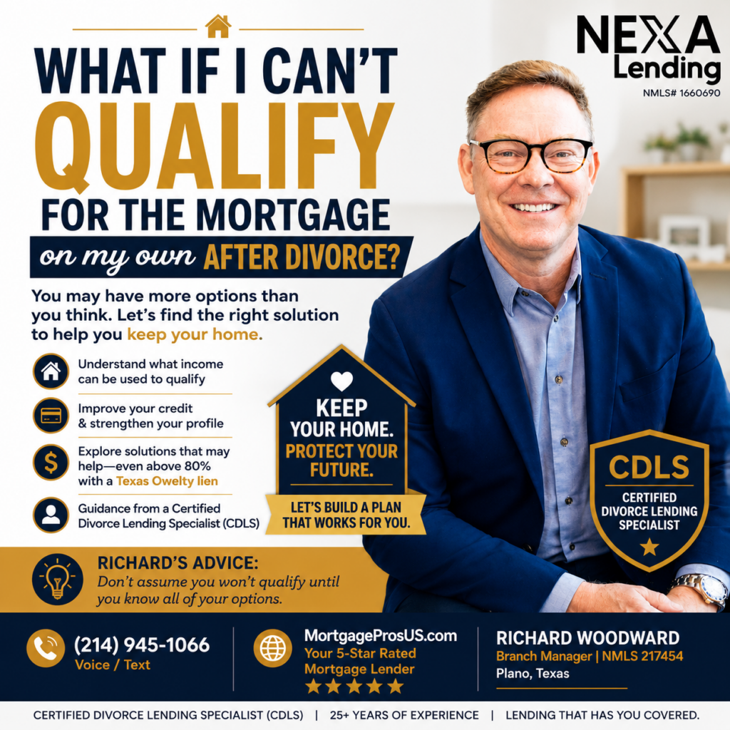 What If I Can't Qualify for the Mortgage on My Own After Divorce